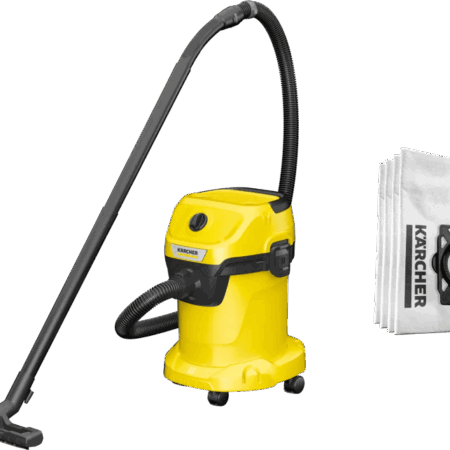 Karcher WD 3 V-17/4/20 + Karcher Stofzuigerzak voor WD 2 Plus / WD 3 (4x)