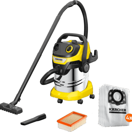 Karcher WD 4 S V-20/5/22 + Karcher Stofzuigerzak voor WD 4/5/6 (4x)