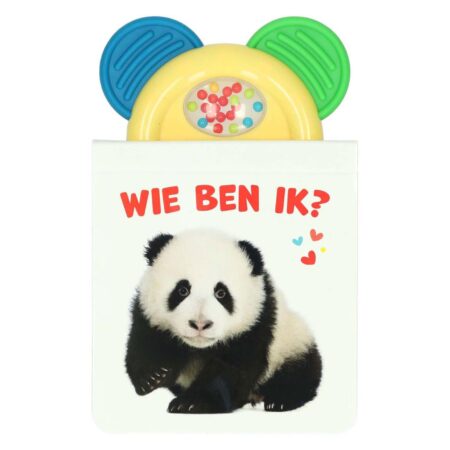 Karton rammelboekje Wie ben ik? Panda | cuberdon books