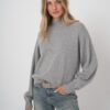 Kasjmier trui met opstaande kraag - boxy fit & naadloos