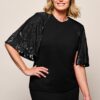 Katherina Top Zwart Maxi