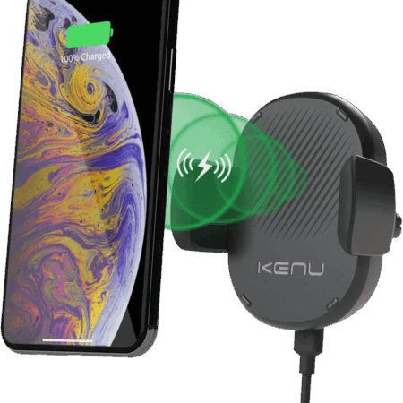 Kenu Telefoonhouder Auto Luchtrooster met Draadloos Opladen