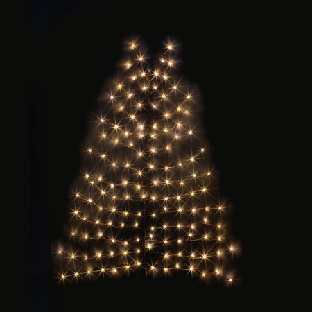 Kerstboom flexibel LED Ziggy S bruin