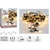 Kerstverlichting 96LED batterij warm wit | Merkloos