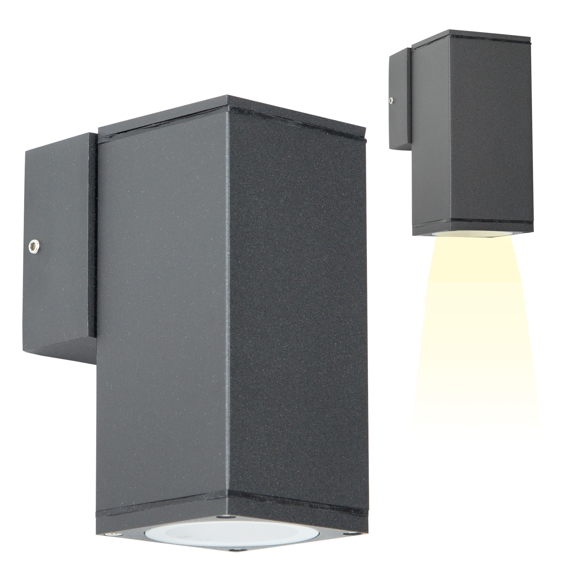 Kevin Muurlamp Antraciet