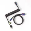 Coiled Aviator kabel regenboog