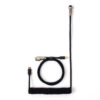 Coiled Aviator kabel zwart