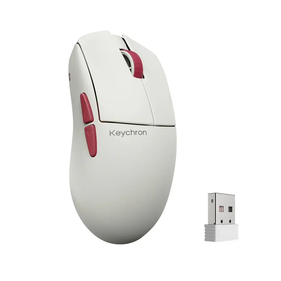 G4 draadloze 8K muis wit