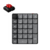K0 Max keypad red switch