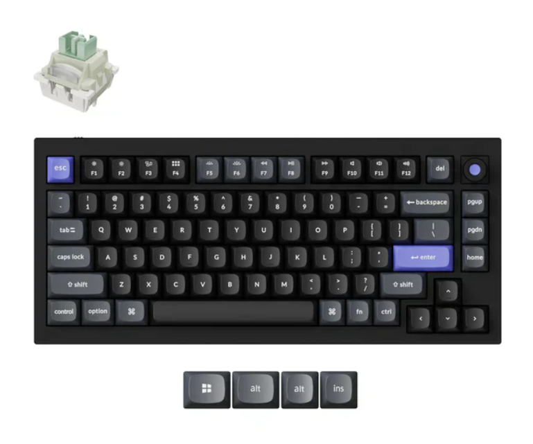 Q1 HE 8K Lime toetsenbord