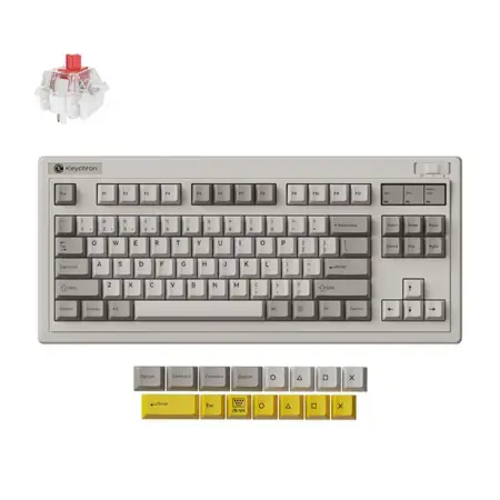 R3 Retro red toetsenbord