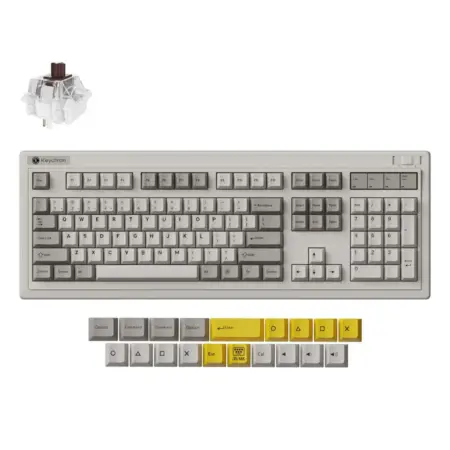 R6 Retro brown toetsenbord