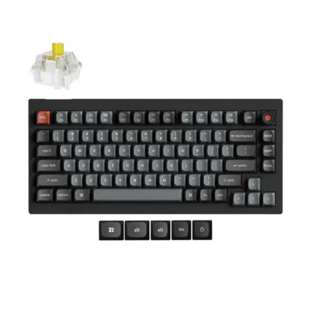 V1 8K QMK banana toetsenbord