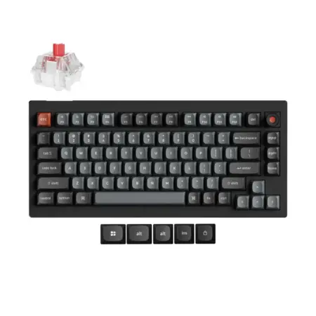 V1 8K QMK red toetsenbord
