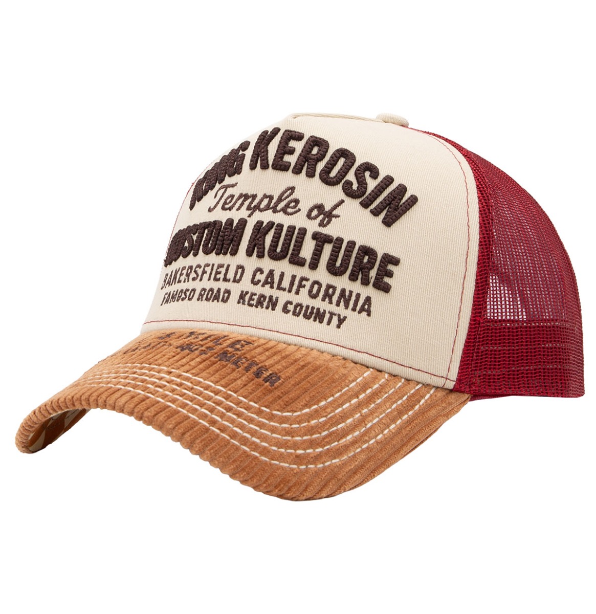 King Kerosin Trucker Pet Kustom Kulture - Beige | King Kerosin