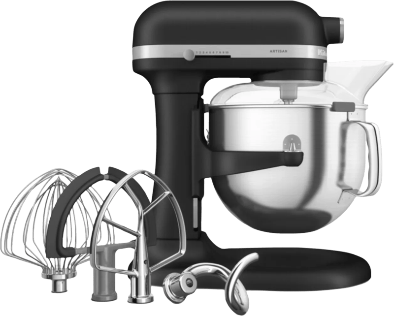 KitchenAid Artisan Bowl-Lift 5KSM70SHXEBK Vulkaanzwart