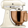 KitchenAid Artisan Mixer 5KSM125 Amandelwit + Design Mengkom Koper