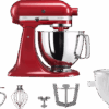 KitchenAid Artisan Mixer 5KSM125 Keizerrood + IJsbereider