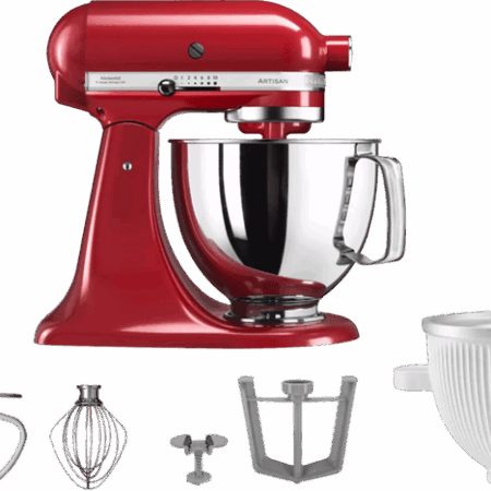 KitchenAid Artisan Mixer 5KSM125 Keizerrood + IJsbereider