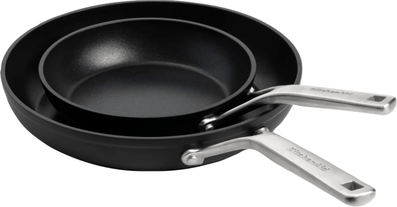 KitchenAid Forged Hardened Aluminium Koekenpannenset 20 + 28cm