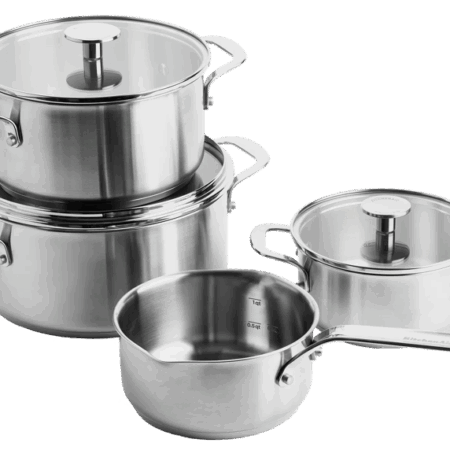 KitchenAid rvs Pannenset 4-delig