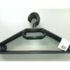 Kleerhangers plastic 41cm zwart 10st | Merkloos
