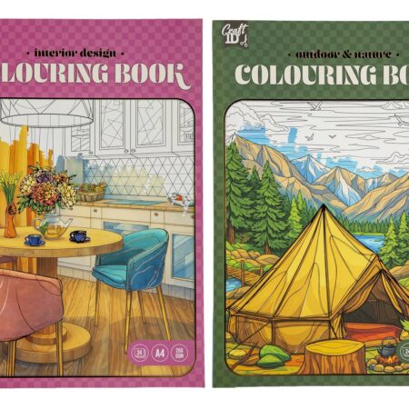 Kleurboek A4 24 bladzijdes 2 assorti | Craft ID