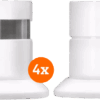 KlikAanKlikUit ZSDR-850 Rookmelder (3 jaar) 4-pack + Koolmonoxidemelder