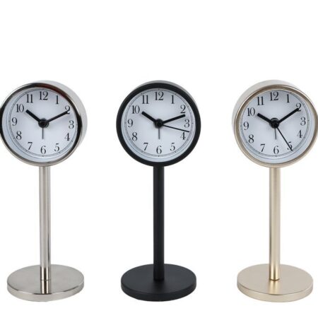 Klok Rikki S goud/zilver/zwart 3 assorti metaal 1xLR44in