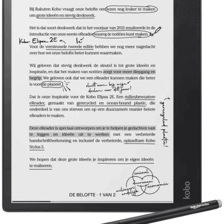 Kobo Elipsa 2E met Kobo Stylus 2