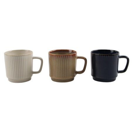 Koffiemok stapelbaar Bistro 270ml 6st | Svenska Living