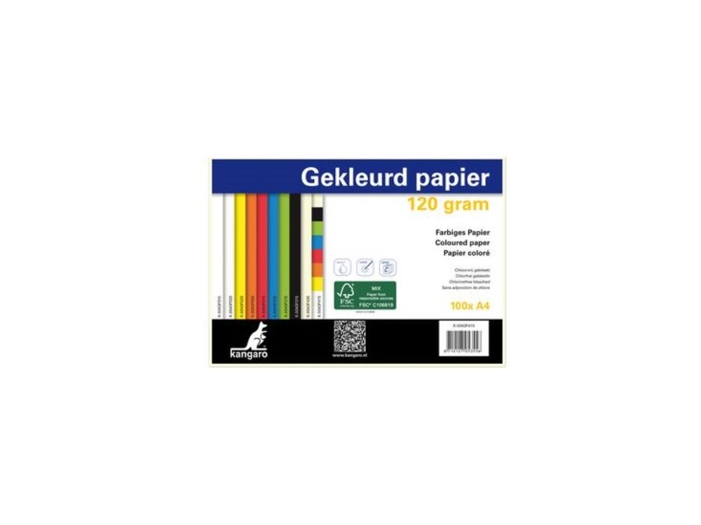Kopieerpapier A4 120gr 100vel wit | Kangaro