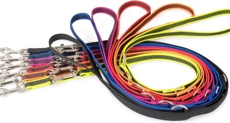 Korte lijn hond - Antislip - 20mm - Met handvat