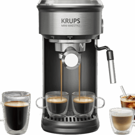 Krups Mini Maestro XP3508 Zwart
