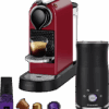 Krups Nespresso Citiz XN7415 Kersenrood + Pierre Melkopschuimer