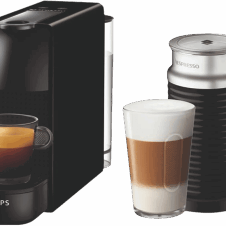 Krups Nespresso Essenza Mini XN1118 Zwart + Melkopschuimer