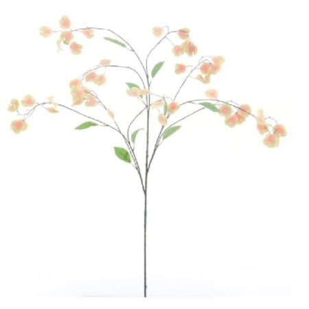 Kunst bloem Silver Dollar XL geel zijde 137cm