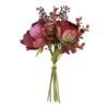 Kunstbloem Boeket paars zijde H24cm | Countryfield