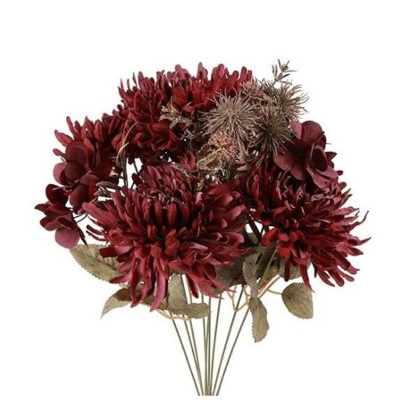Kunstbloem Chrysanthemum paars H48cm | Countryfield