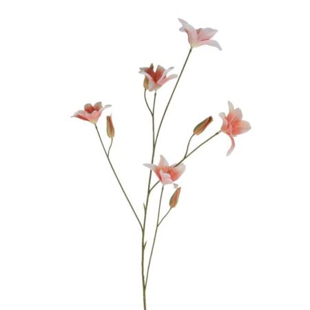 Kunstbloem Day Lily perzik PE 106cm