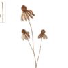 Kunstbloem "Echinacea" goud PE 82 cm