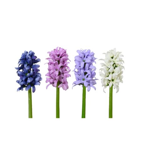 Kunstbloem Hyacint polyester Ø7xH22cm | Decoris