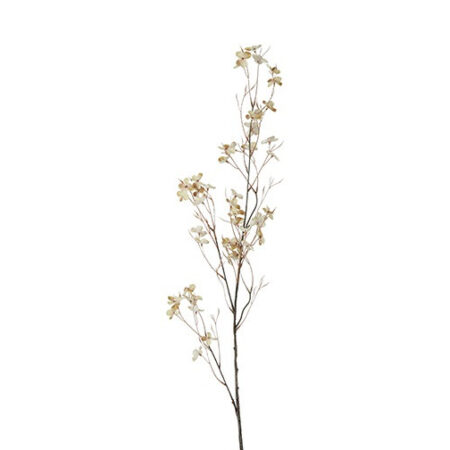 Kunstbloem Prunus oranje zijde H110cm | Countryfield