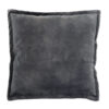 Kussen basics dark grey