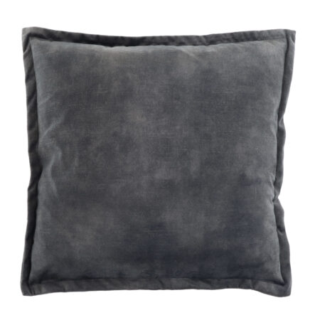 Kussen basics dark grey
