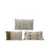 Kussen met print beige katoen 30x50cm | Decoris