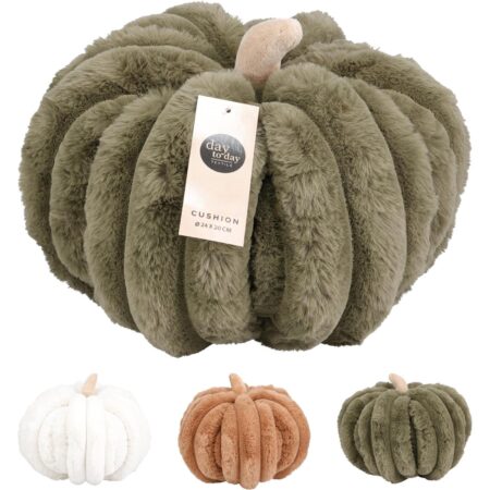 Kussen pompoen 24x20cm 3ass | Home & Styling