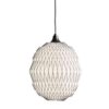 Caleo 1 Paper Hanglamp - Wit/Brons