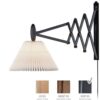 Sax 233-2/21 Wandlamp - Zwart eiken met standaard kap - Wit