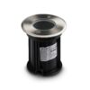 LED Grondspot rond buiten - Dimbaar - GU10 - 6500K daglicht wit - 4 Watt 345 Lumen - Tuinspot - Oprit - RVS - IP64 Waterdicht | HOFTRONIC